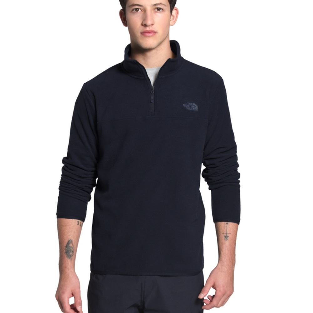 The North Face Fleece 1/4 zip in black Men’s Size Large